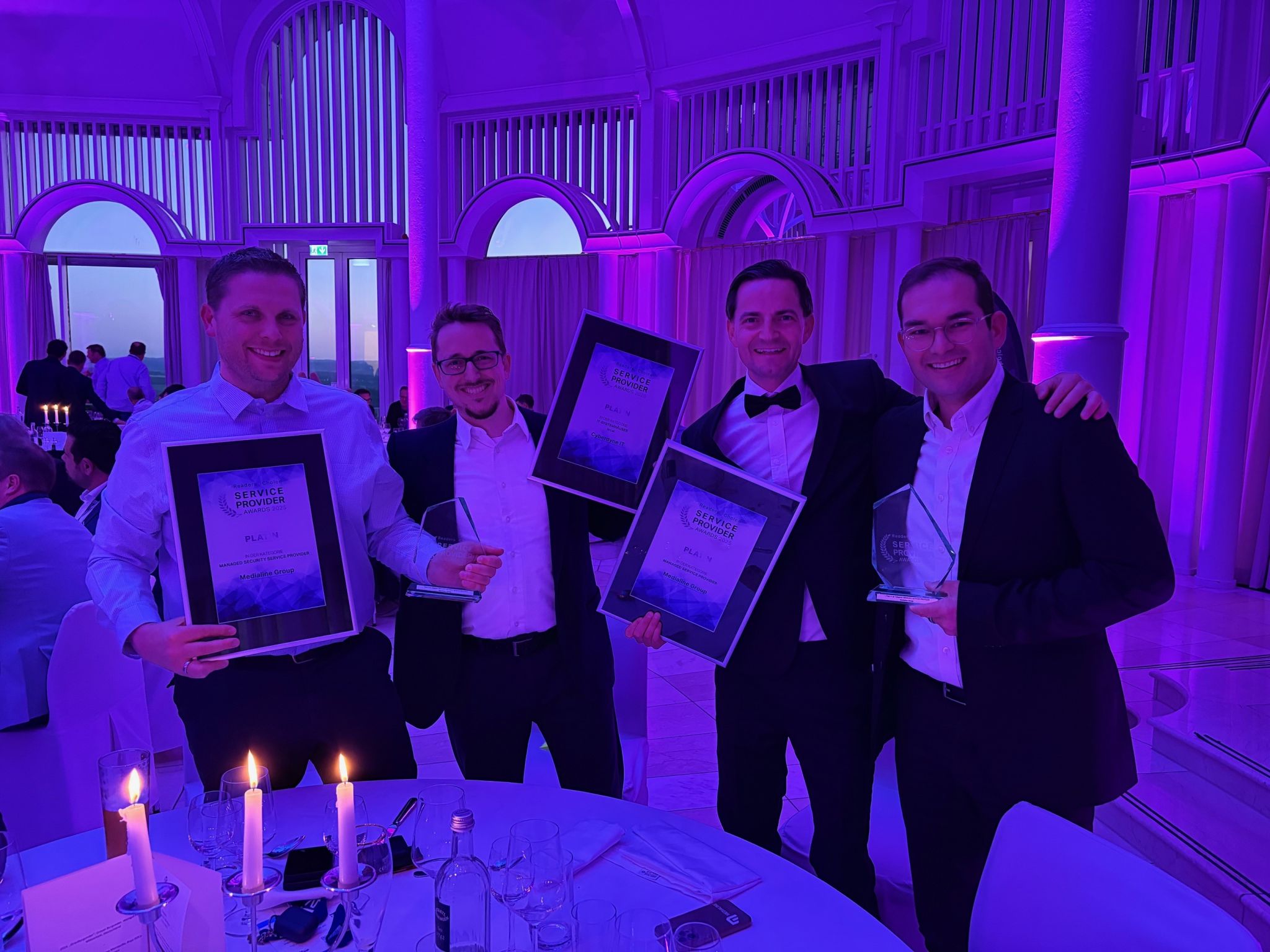 Dreifach-Platin für Medialine bei den Service Provider Awards 2025